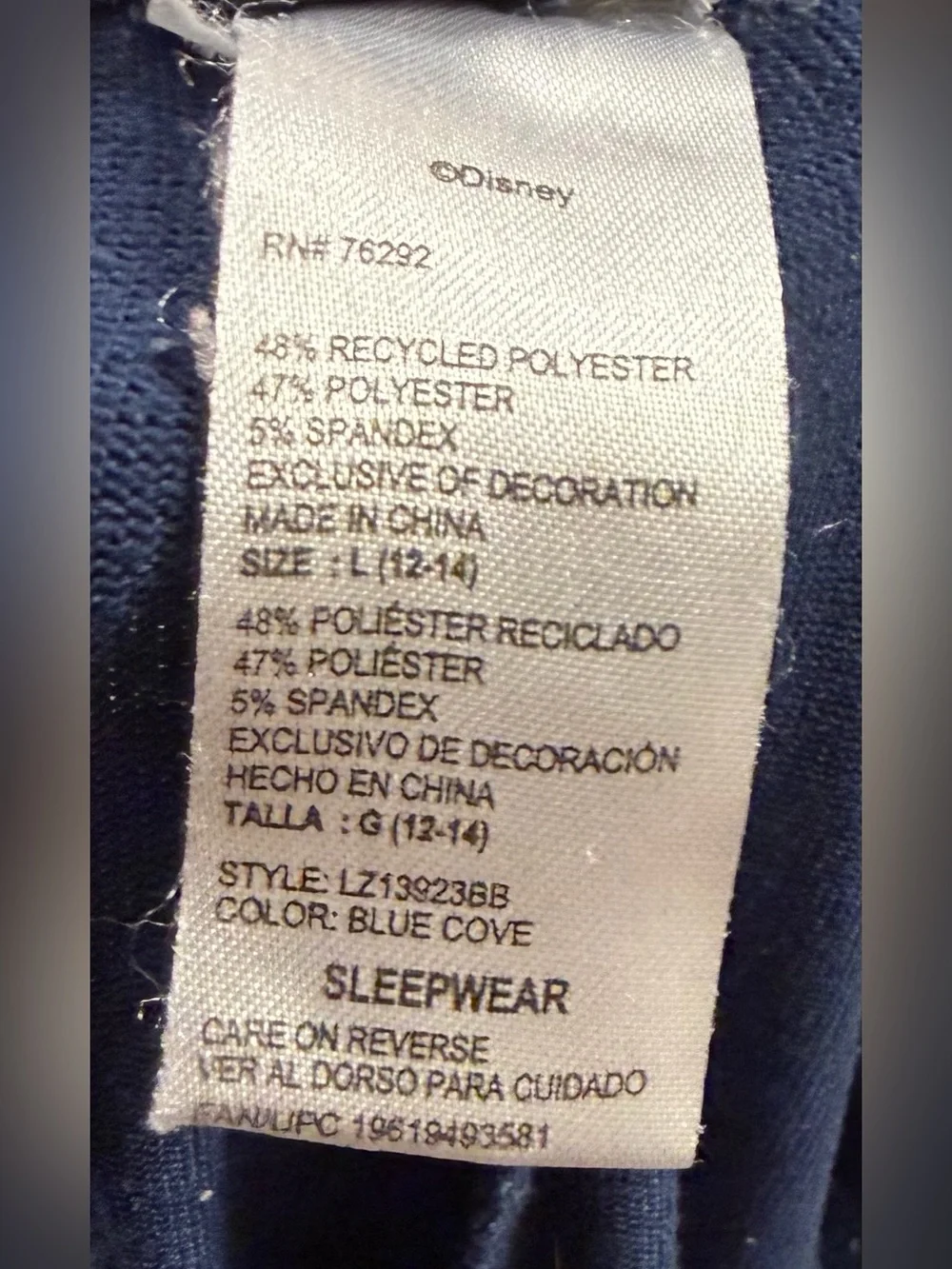 Disney’s Stitch O’Hana Means Family Sleep pants—Size Large - Picture 8 of 8